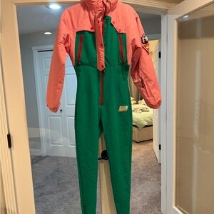 ASOS Pink and Green Jumpsuit